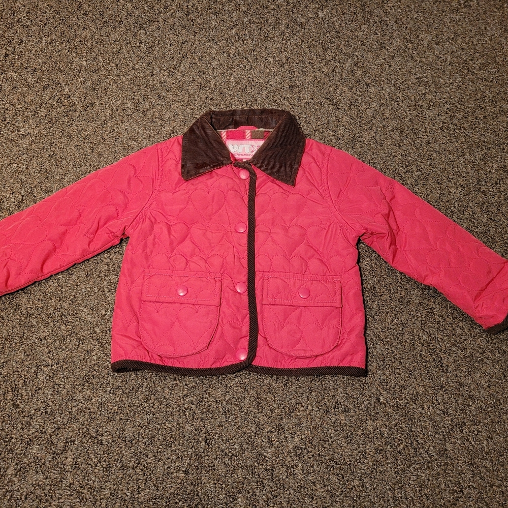 WTX Xtreme Weathertamer Pink Hearts Jacket 18M